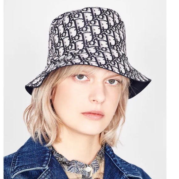 Authentic Dior Reversible Teddy-D Small Brim Bucket Hat - Picture 7 of 8